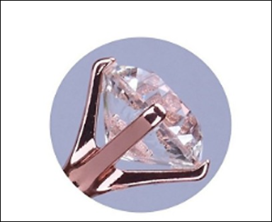 Crystal Top Pen with velvet pouch