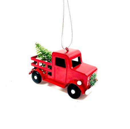 Red Truck Christmas Ornament