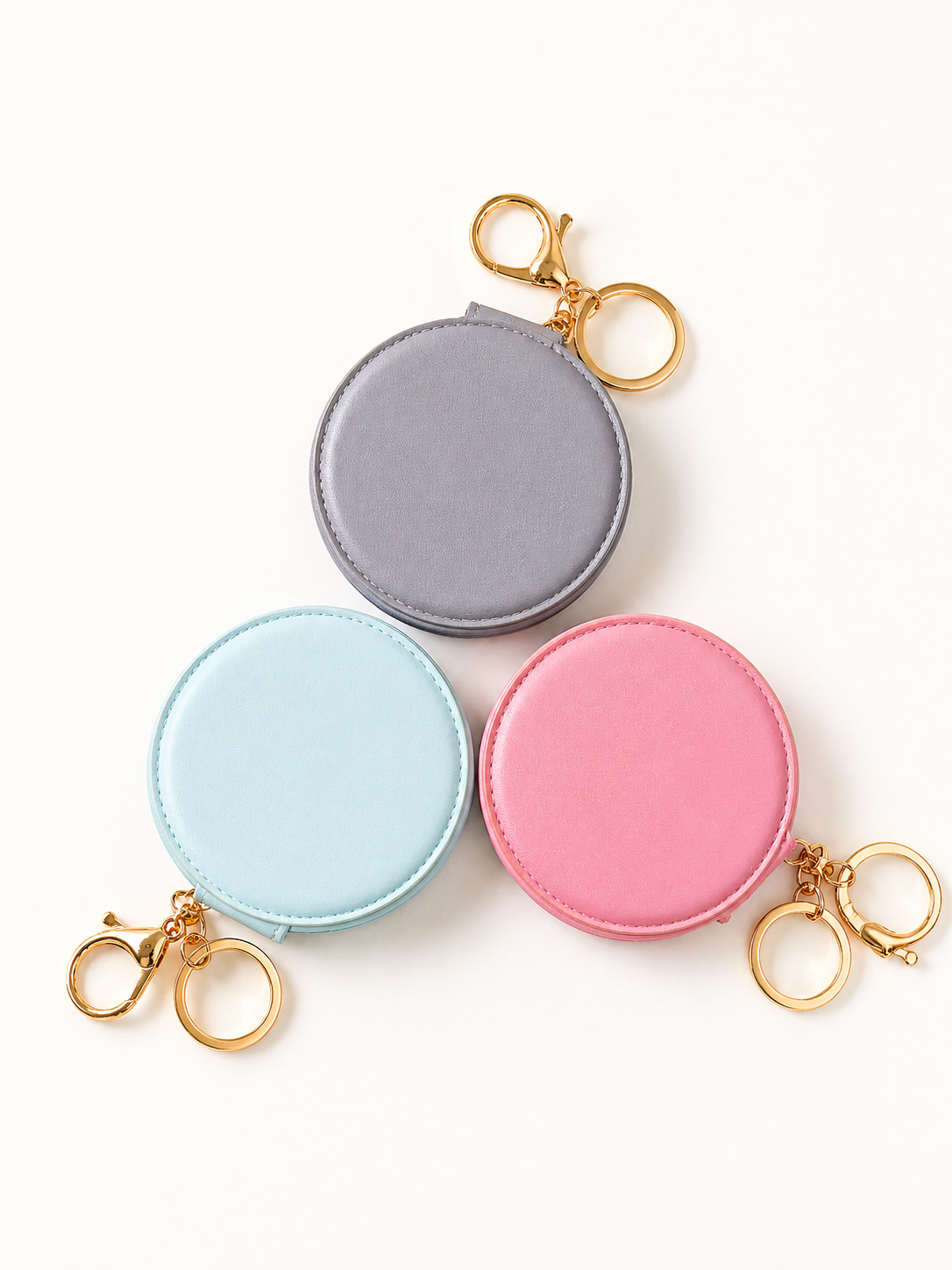 Round Mirror Keychains