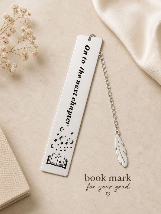 Metal Bookmarks with chain - Graduation