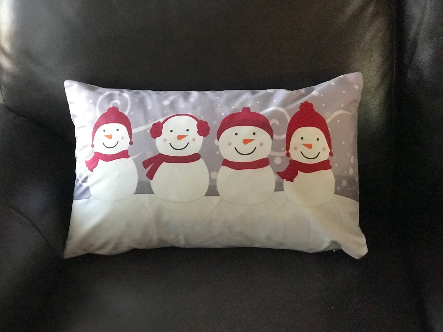 Snowman Family Pillow Case ( Family of 3/4/5)