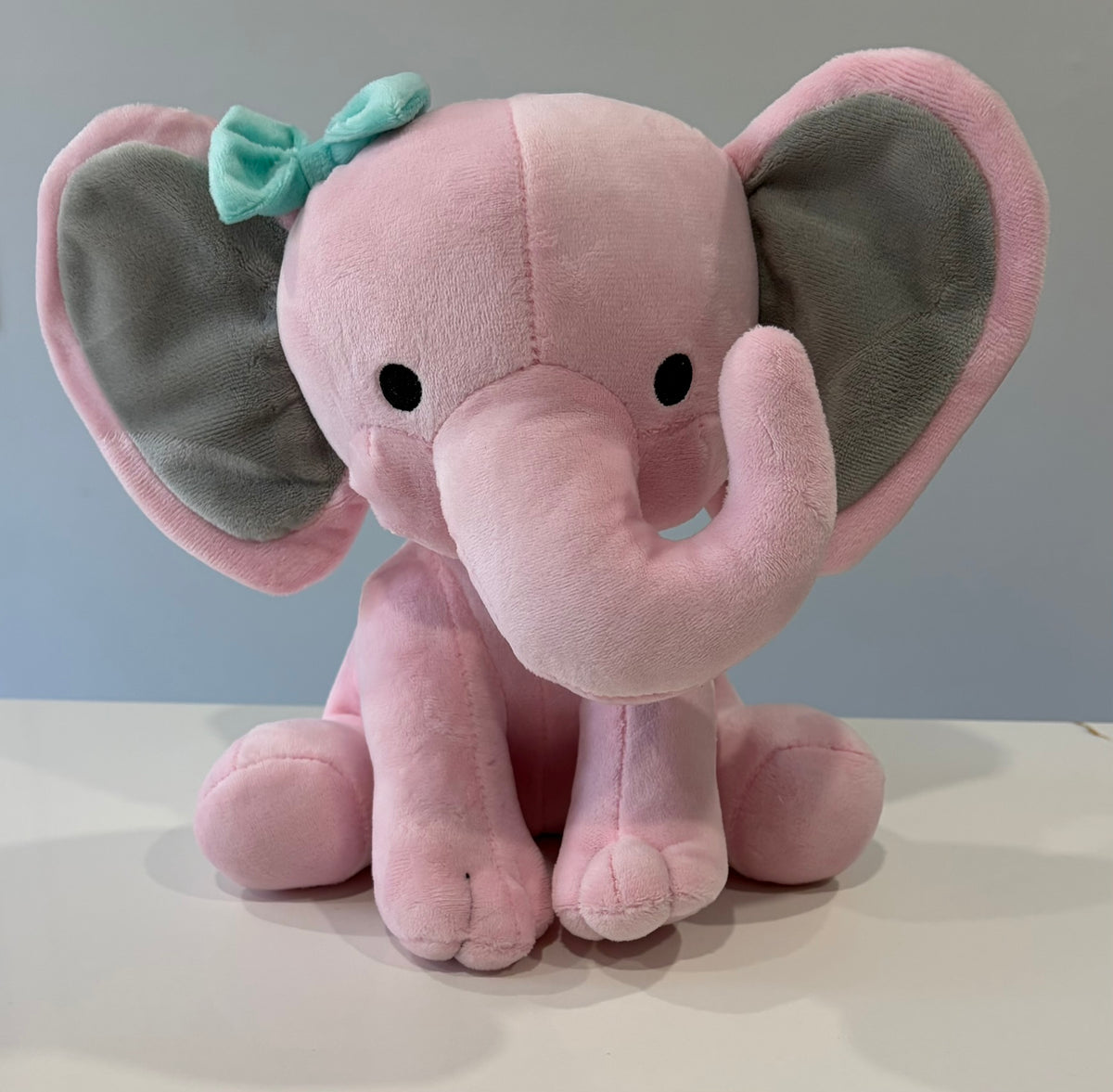 Plush Elephant for Birth Stats | Sublimation & HTV Blank | Baby Keepsake Gift