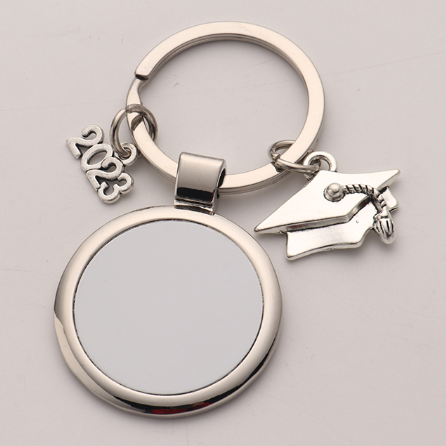 Graduation Keychain with charms (Sublimation)