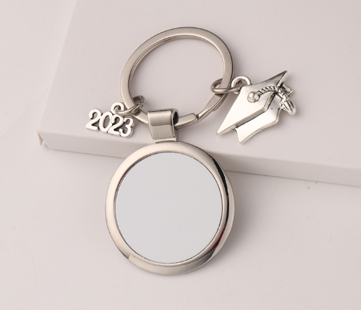 Graduation Keychain with charms (Sublimation)