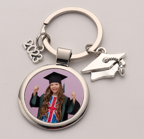 Graduation Keychain with charms (Sublimation)