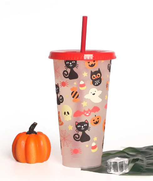 Halloween Themed Cold Color Changing Cups