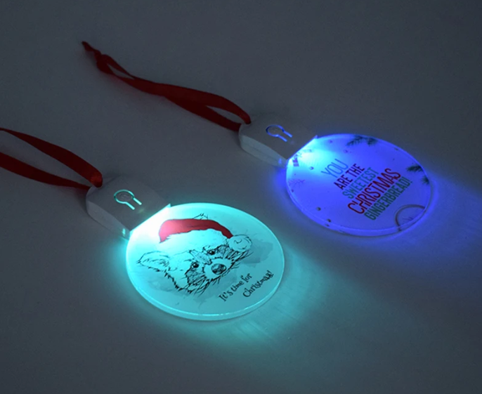 LED Light up Acrylic Round Ornaments (Sublimation & Vinyl)