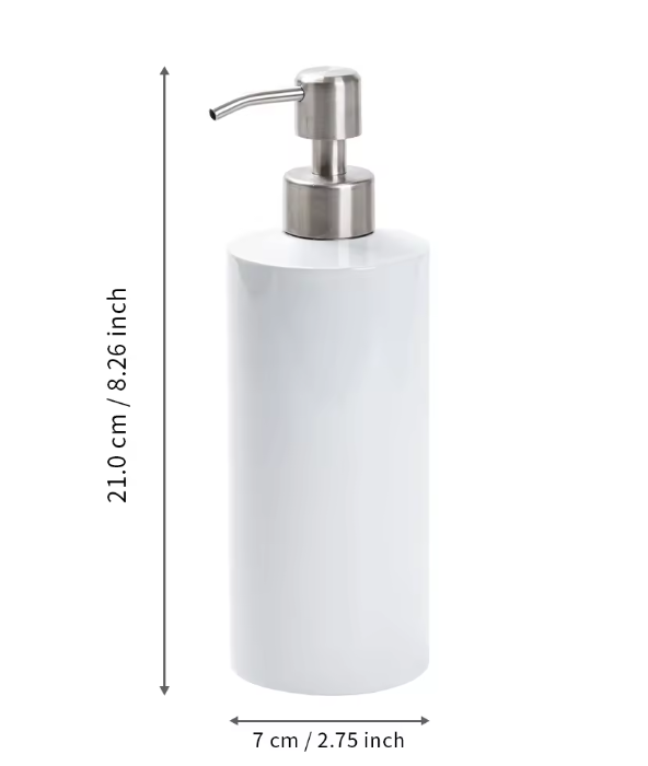 18oz Soap Dispenser Pump/ Lotion Dispenser (Sulimation Ready)