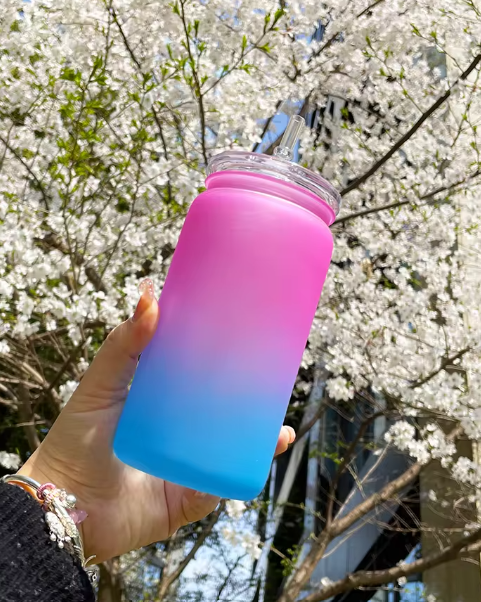 16 oz Acrylic Cola Cans (Clear & Cotton Candy)