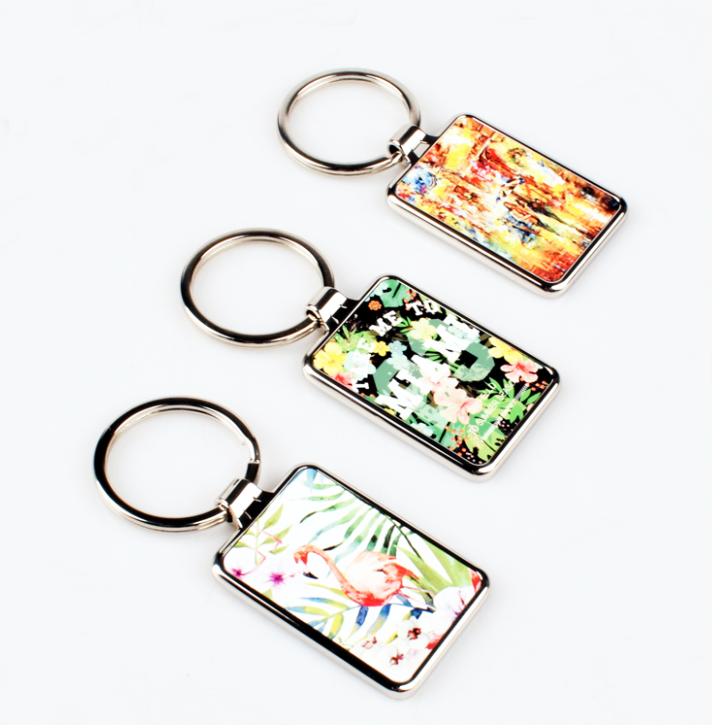 🔑 Metal Sublimation Keychains with Aluminum Insert