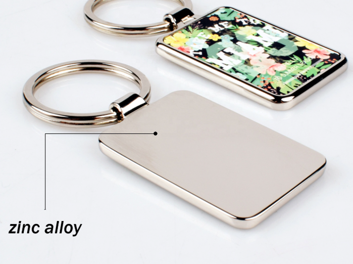 🔑 Metal Sublimation Keychains with Aluminum Insert
