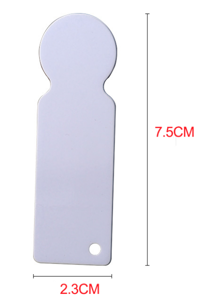 🛒✨Aluminum Sublimation Shopping Cart Coin with Keyring