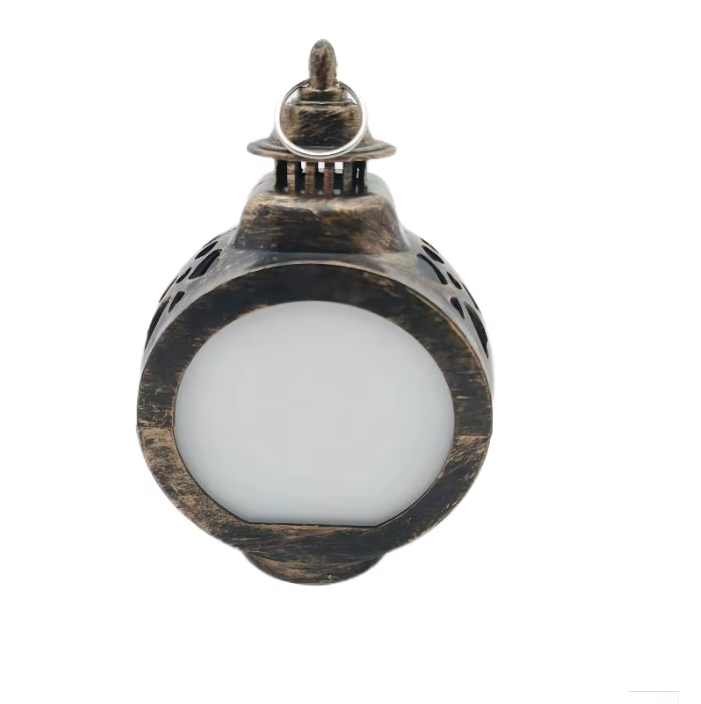 ✨ Round Antique Bronze LED Storm Lantern (For Sublimation) ✨