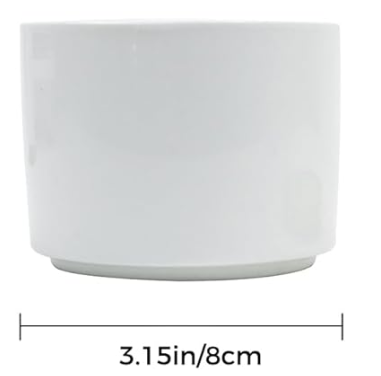 Flower Pot (Sublimation Ready) with Bamboo Base