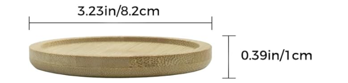 Flower Pot (Sublimation Ready) with Bamboo Base