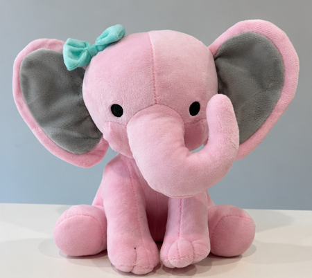 Plush Elephant for Birth Stats | Sublimation & HTV Blank | Baby Keepsake Gift