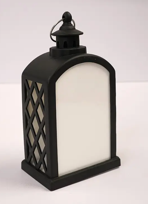 Christmas LED Lantern with Candle for Sublimation