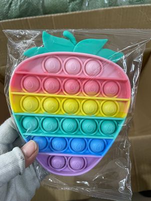 PopIt Strawberry Shaped Fidget Toy