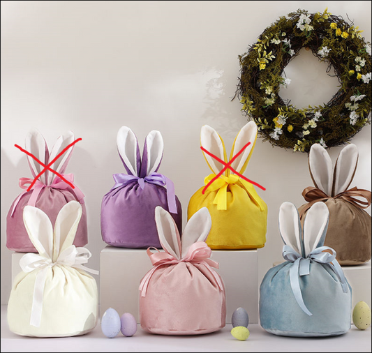 Easter Velvet Bags