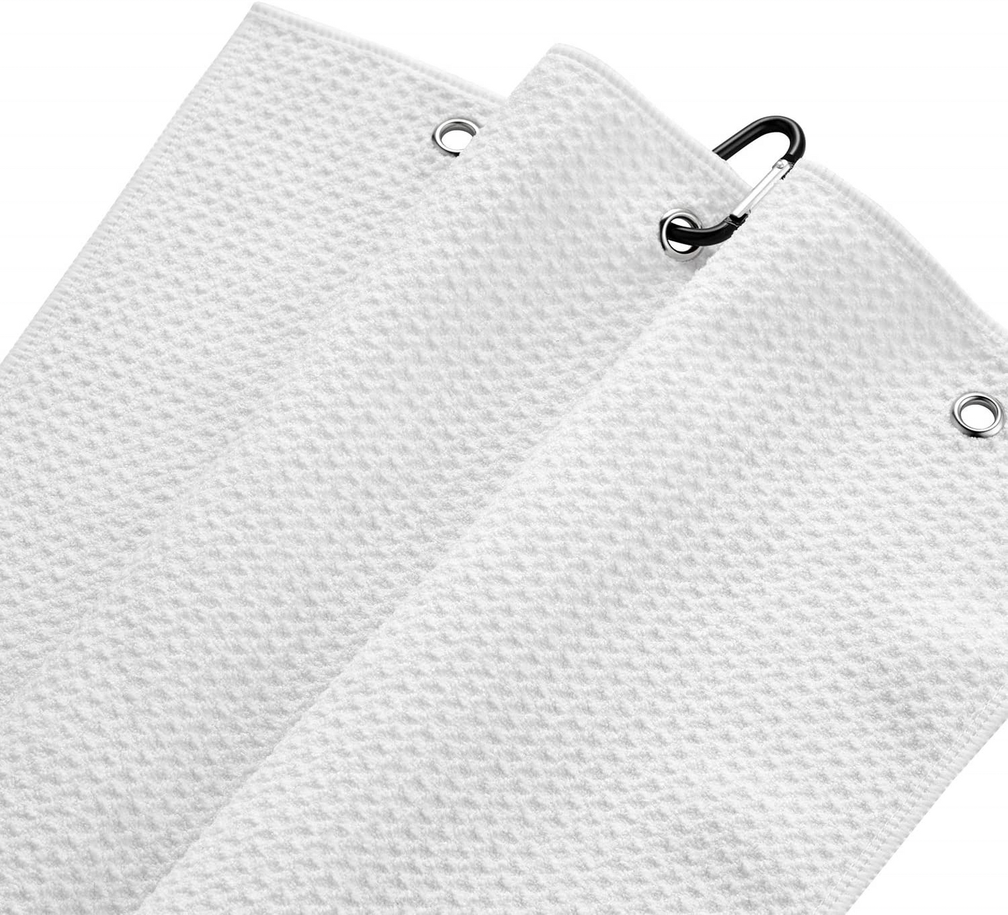 Golf Towels with Grommet and Black Clip (Sublimation Ready) Style 1