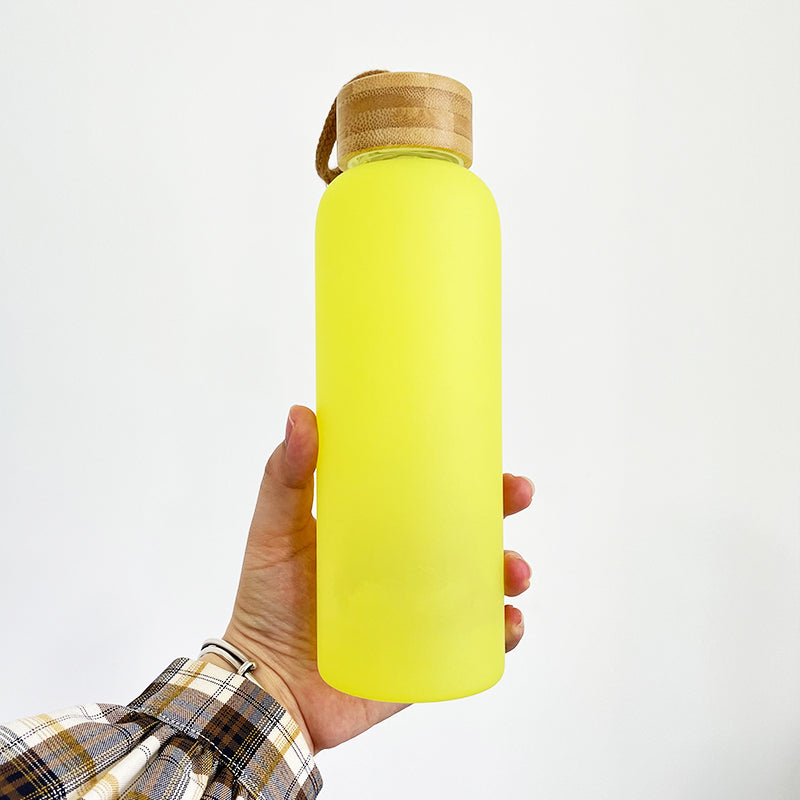 Sublimation Frosted Glass Water Bottle