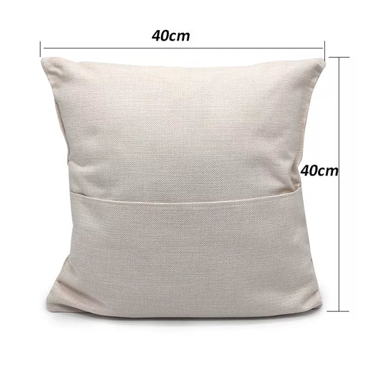 Square Pocket Pillow Case (Sublimation Ready)