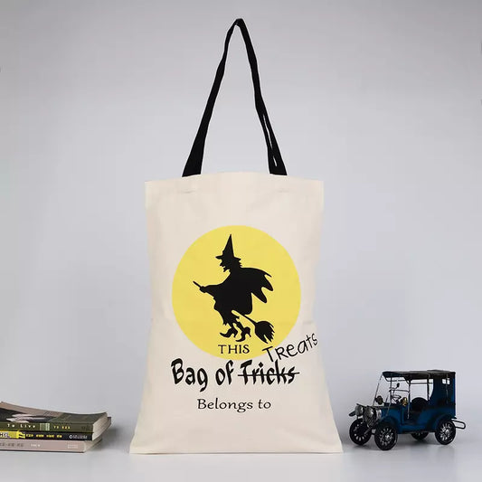 Halloween Totes (Sublimation Ready) with black handles