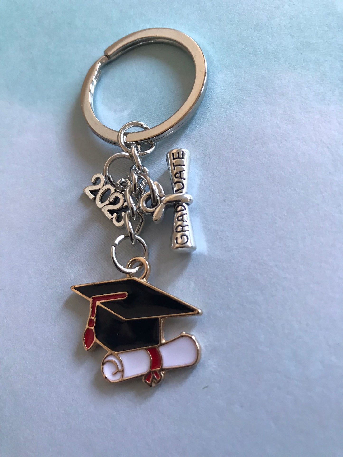 Graduation Keychain with charms