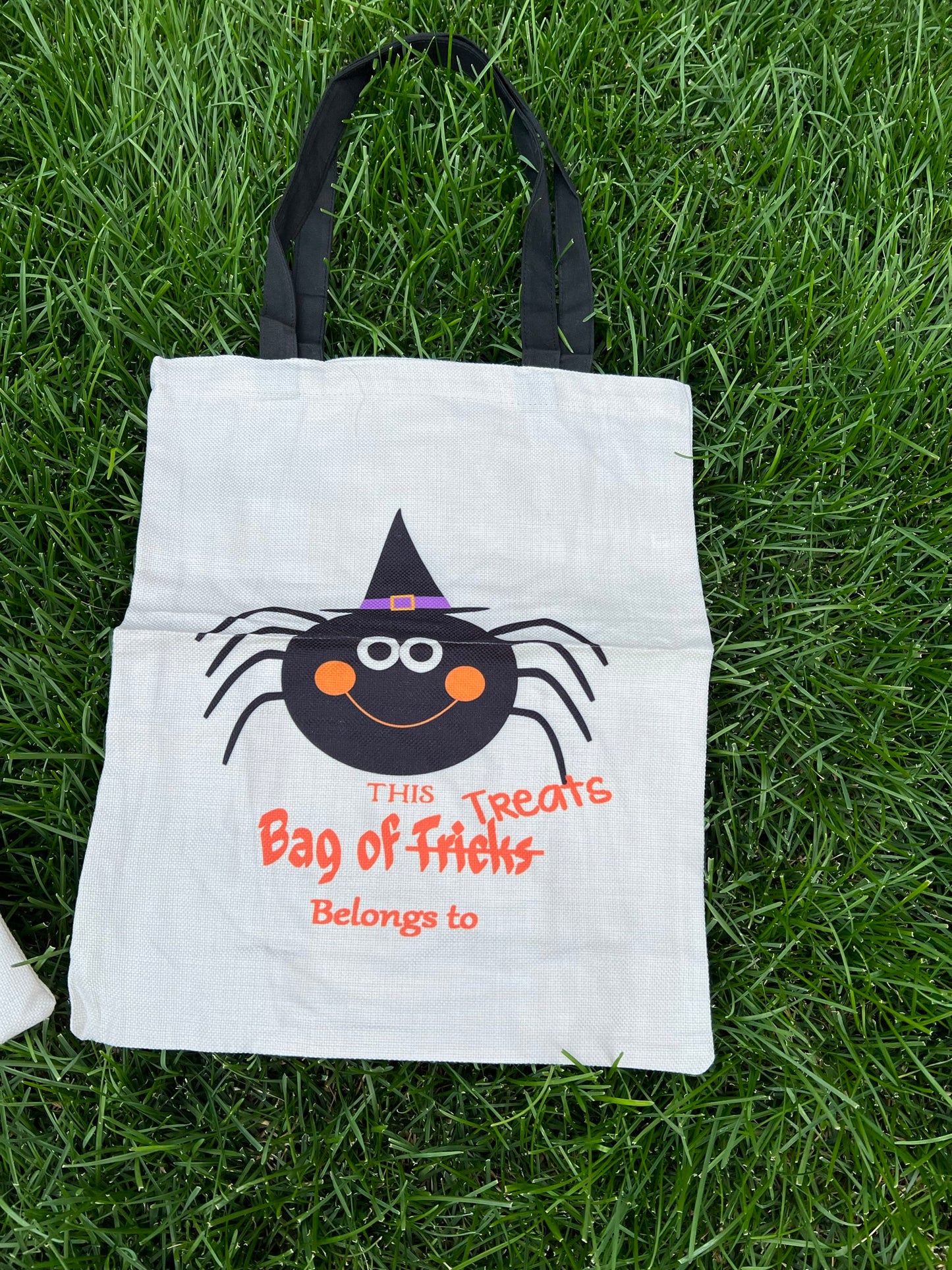 Halloween Totes (Sublimation Ready) with black handles