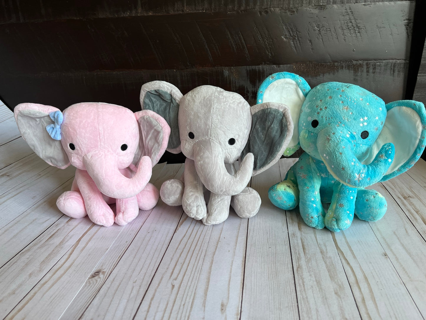 Plush Elephant (great for birth stats)