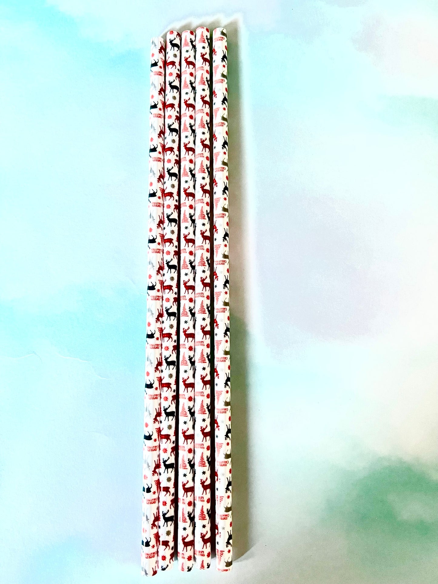 Christmas Themed Straws