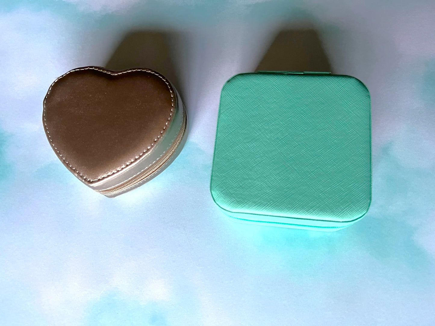 Travel Jewellery Case -heart shaped