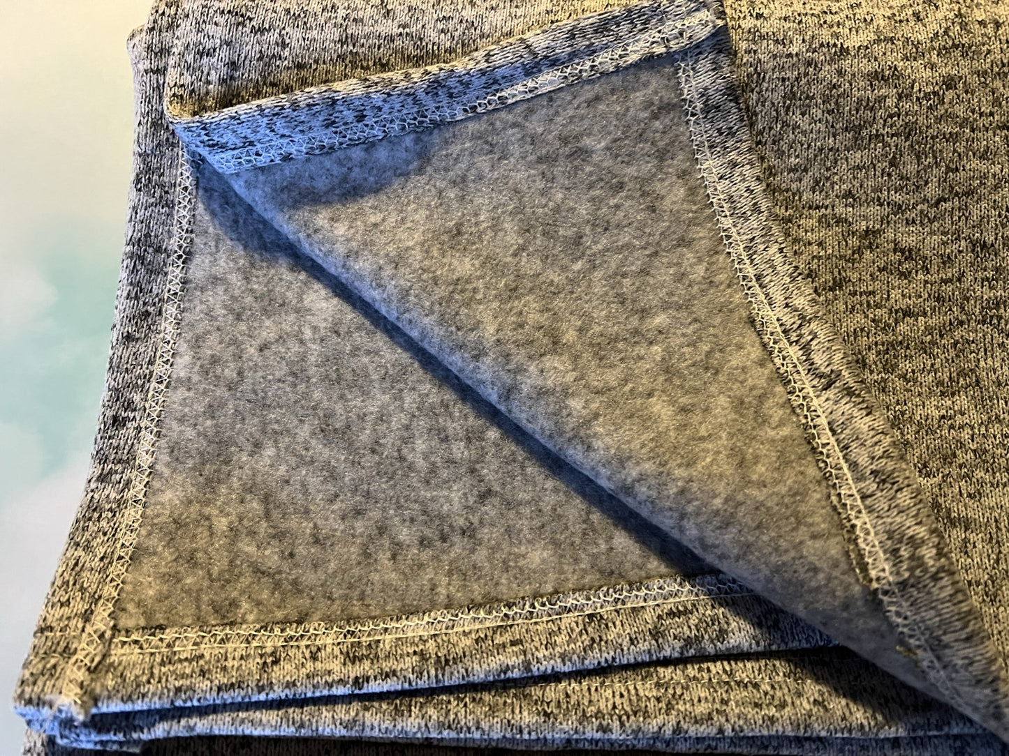 Sweater Blanket (Speckled Grey)