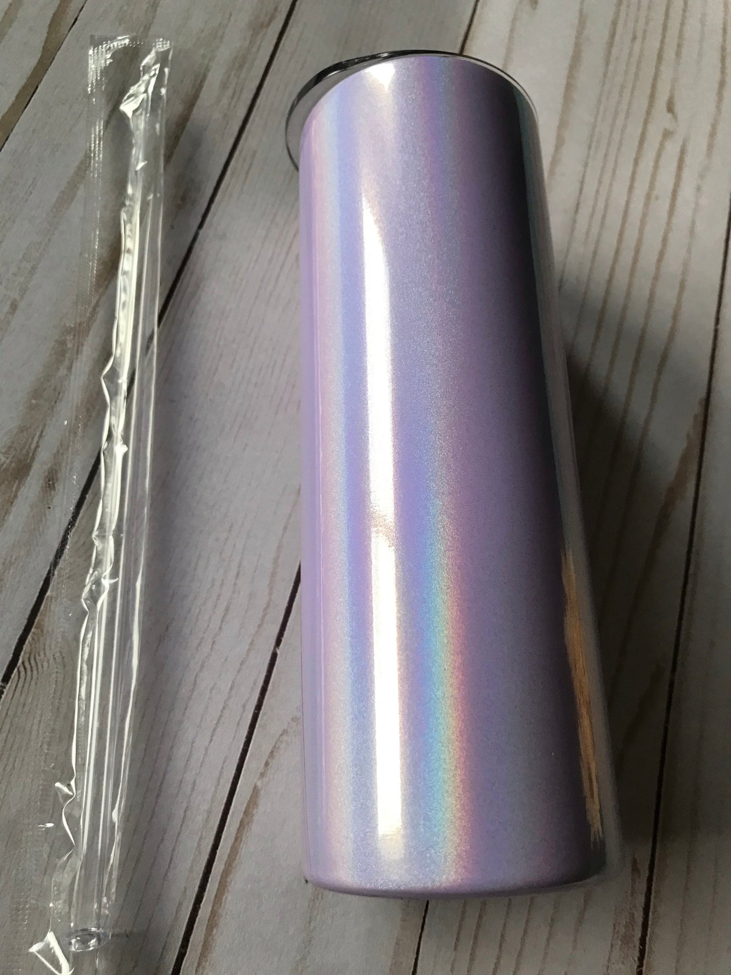 20 Oz Straight Glitter Tumblers (Sublimation Ready)