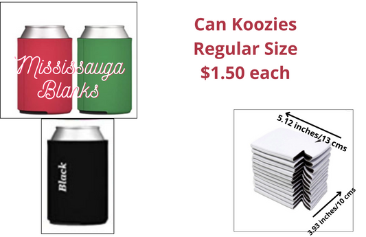 Neoprene Can Koozie/Coozie (Use with HTV)