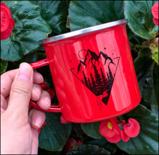 12 Oz Camping Mugs (Sublimation Ready)