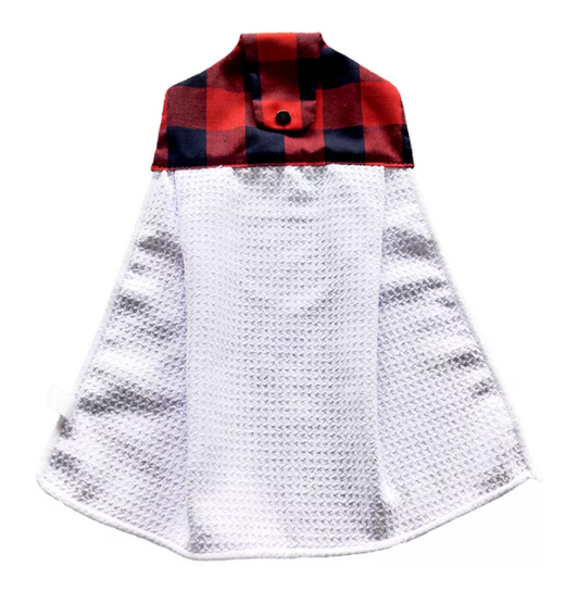 Red Plaid Top Tea towels