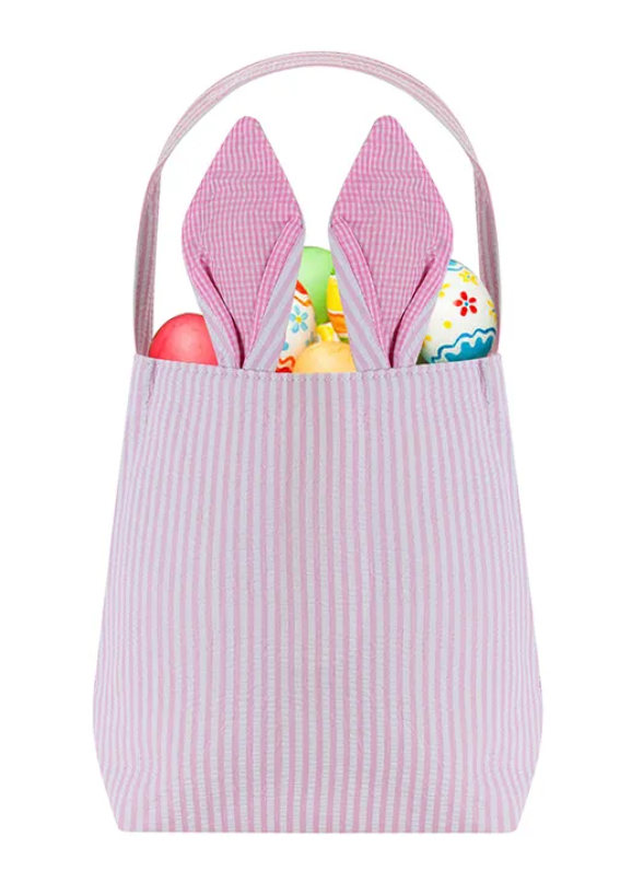 Seersucker Easter Totes