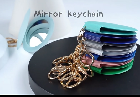Round Mirror Keychains
