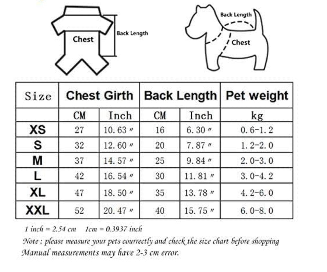 Pet Hoodies - Cotton