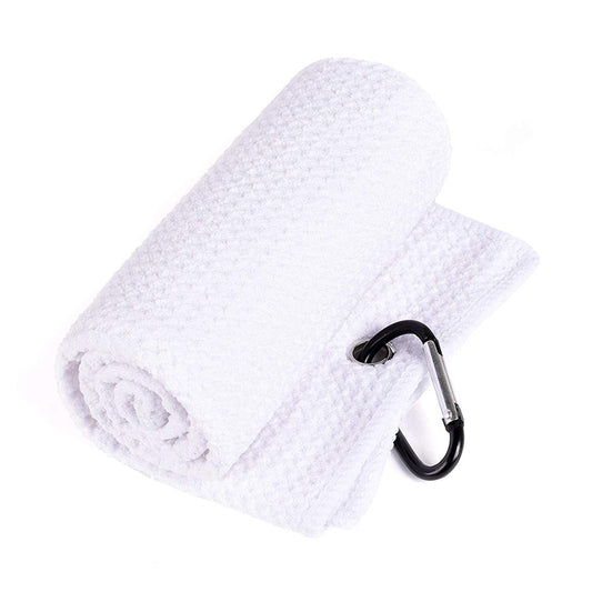 Golf Towels with Grommet and Black Clip (Sublimation Ready) Style 1